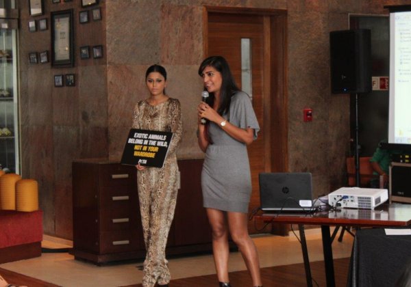 Talk on Vegan Fashion by PETA at Pune Fashion Week