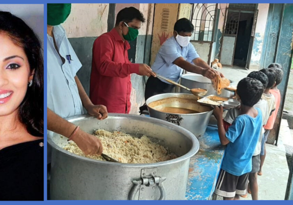 Actor Sadaa Sayed and PETA India Donate Vegan Biryani to Hundreds at Mumbai Orphanages