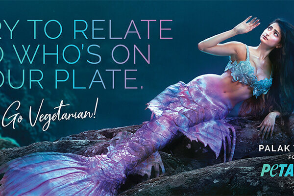 Palak Tiwari Is a ‘Mermaid’ in New Pro-Vegetarian PETA India Campaign