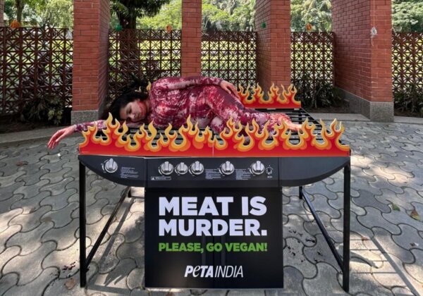 ‘Charred’ Human ‘Barbecued’ for World Day for the End of Speciesism