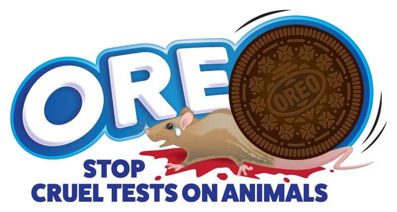 Animals Force-Fed Feces and Sliced Open—Urge Oreo Maker to End Cruel Experiments